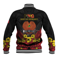 Papua New Guinea Independence Day Baseball Jacket PNG Bird of Paradise 50th Anniversary LT14
