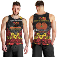 Papua New Guinea Independence Day Men Tank Top PNG Bird of Paradise 50th Anniversary LT14