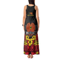 Papua New Guinea Independence Day Tank Maxi Dress PNG Bird of Paradise 50th Anniversary LT14