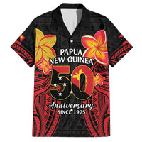 Papua New Guinea Independence Day Family Matching Short Sleeve Bodycon Dress and Hawaiian Shirt PNG Since 1975 LT14