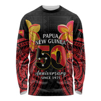 Papua New Guinea Independence Day Long Sleeve Shirt PNG Since 1975 LT14