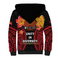 Papua New Guinea Independence Day Sherpa Hoodie PNG Since 1975 LT14