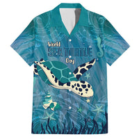 World Sea Turtle Day Polynesia Hawaiian Shirt Go With The Flow