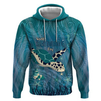 World Sea Turtle Day Polynesia Hoodie Go With The Flow
