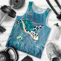 World Sea Turtle Day Polynesia Men Tank Top Go With The Flow