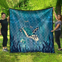 World Sea Turtle Day Polynesia Quilt Go With The Flow