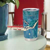 World Sea Turtle Day Polynesia Tumbler Cup Go With The Flow