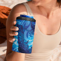 Kuri New Zealand Matariki 4 in 1 Can Cooler Tumbler Aotearoa Dog Waka Maori New Year Galaxy Vibes LT14 - Polynesian Pride
