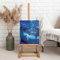 Kuri New Zealand Matariki Canvas Wall Art Aotearoa Dog Waka Maori New Year Galaxy Vibes LT14 - Polynesian Pride