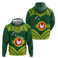 Manu'a Flag Day Hoodie Polynesian Pattern National Color Proud