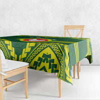 Manu'a Flag Day Tablecloth Polynesian Pattern National Color Proud