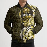 Amariyu Guam Chamorro Bomber Puffer Jacket Guahan Seal Tattoo LT14 - Polynesian Pride
