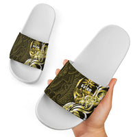 Amariyu Guam Chamorro Slide Sandals Guahan Seal Tattoo LT14 - Polynesian Pride