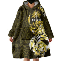 Amariyu Guam Chamorro Wearable Blanket Hoodie Guahan Seal Tattoo LT14 - Polynesian Pride