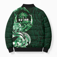 Betde Guam Chamorro Bomber Puffer Jacket Guahan Seal Tattoo LT14 - Polynesian Pride