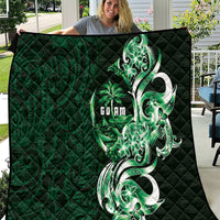 Betde Guam Chamorro Quilt Guahan Seal Tattoo LT14 Green - Polynesian Pride