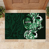 Betde Guam Chamorro Rubber Doormat Guahan Seal Tattoo LT14 Green - Polynesian Pride