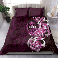Kulot Di Rosa Guam Chamorro Bedding Set Guahan Seal Tattoo LT14 - Polynesian Pride