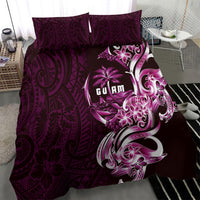 Kulot Di Rosa Guam Chamorro Bedding Set Guahan Seal Tattoo LT14 - Polynesian Pride