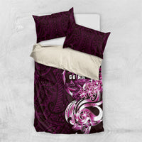 Kulot Di Rosa Guam Chamorro Bedding Set Guahan Seal Tattoo LT14 US Twin 172cm x 218cm Pink - Polynesian Pride