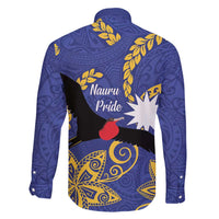 Nauru Angam Day Family Matching Summer Maxi Dress and Hawaiian Shirt Naoero Frigate Bird Polynesian Pattern