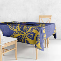 Nauru Angam Day Tablecloth Naoero Frigate Bird Polynesian Pattern