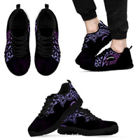 Pohnpei Nukuoro Micronesia Sneakers Polynesian Tattoo Curves Purple Version
