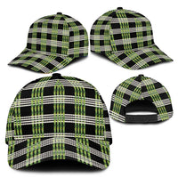 Aloha Hawaii Pakalana Pikake Lei Classic Cap Palaka Inspired Hawaiian-plaid Black