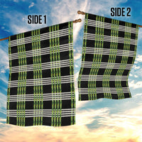 Aloha Hawaii Pakalana Pikake Lei Garden Flag Palaka Inspired Hawaiian-plaid Black