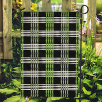 Aloha Hawaii Pakalana Pikake Lei Garden Flag Palaka Inspired Hawaiian-plaid Black