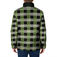 Aloha Hawaii Pakalana Pikake Lei Padded Jacket Palaka Inspired Hawaiian-plaid Black