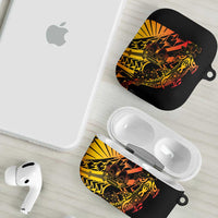 Gradient Marquesas Islands AirPods Case Marquesan Matatiki Hammerhead Shark Patutiki - Polynesian Pride