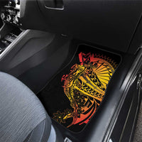 Gradient Marquesas Islands Car Mats Marquesan Matatiki Hammerhead Shark Patutiki - Polynesian Pride