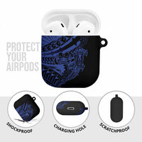 Blue Marquesas Islands AirPods Case Marquesan Matatiki Hammerhead Shark Patutiki - Polynesian Pride