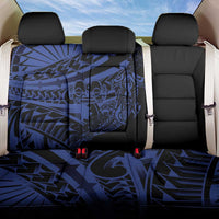 Blue Marquesas Islands Back Car Seat Cover Marquesan Matatiki Hammerhead Shark Patutiki - Polynesian Pride