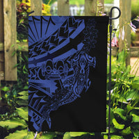 Blue Marquesas Islands Garden Flag Marquesan Matatiki Hammerhead Shark Patutiki - Polynesian Pride
