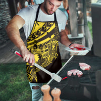 Yellow Marquesas Islands Apron Marquesan Matatiki Hammerhead Shark Patutiki - Polynesian Pride