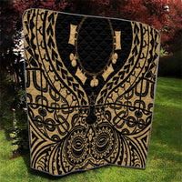 Austral Islands Quilt Tuhaa Pae Penu Stars Necklace Gold - Polynesian Pride