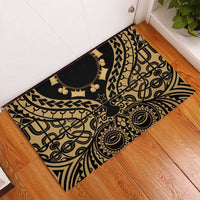 Austral Islands Rubber Doormat Tuhaa Pae Penu Stars Necklace Gold - Polynesian Pride