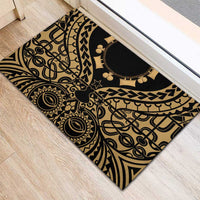 Austral Islands Rubber Doormat Tuhaa Pae Penu Stars Necklace Gold - Polynesian Pride