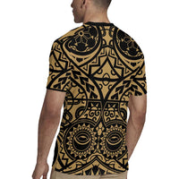Austral Islands Rugby Jersey Tuhaa Pae Penu Stars Necklace Gold - Polynesian Pride