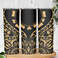 Austral Islands Skinny Tumbler Tuhaa Pae Penu Stars Necklace Gold - Polynesian Pride