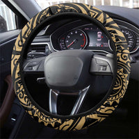 Austral Islands Steering Wheel Cover Tuhaa Pae Penu Stars Necklace Gold - Polynesian Pride