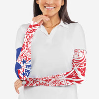 Austral Islands Arm Sleeves Tuhaa Pae Penu Stars Necklace Red - Polynesian Pride
