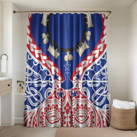 Austral Islands Bathroom Set Tuhaa Pae Penu Stars Necklace Red - Polynesian Pride