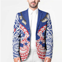 Austral Islands Blazer Tuhaa Pae Penu Stars Necklace Red - Polynesian Pride