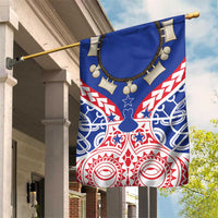 Austral Islands Garden Flag Tuhaa Pae Penu Stars Necklace Red - Polynesian Pride