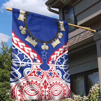 Austral Islands Garden Flag Tuhaa Pae Penu Stars Necklace Red - Polynesian Pride