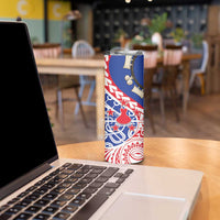 Austral Islands Skinny Tumbler Tuhaa Pae Penu Stars Necklace Red - Polynesian Pride