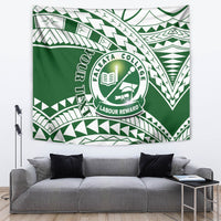 Personalised Samoa Faleata College Tapestry Samoan Pattern LT14 - Polynesian Pride
